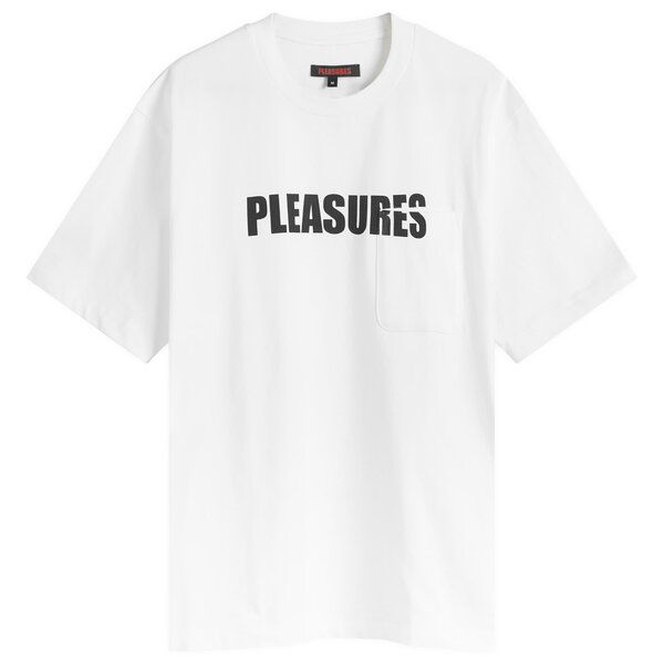 プレジャーズ メンズ トップス Tシャツ Pleasures Impact Pocket HeavyweightShirt White ホワイト