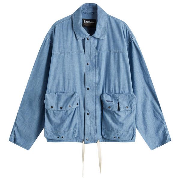 バブアー メンズ アウター ジャケット ブルゾン Barbour Durham Chambray Casual Jacket