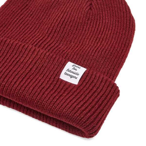 ヒューマンメイド メンズ アクセサリー 帽子 Human Made Classic Beanie Burgundy バーガンディ