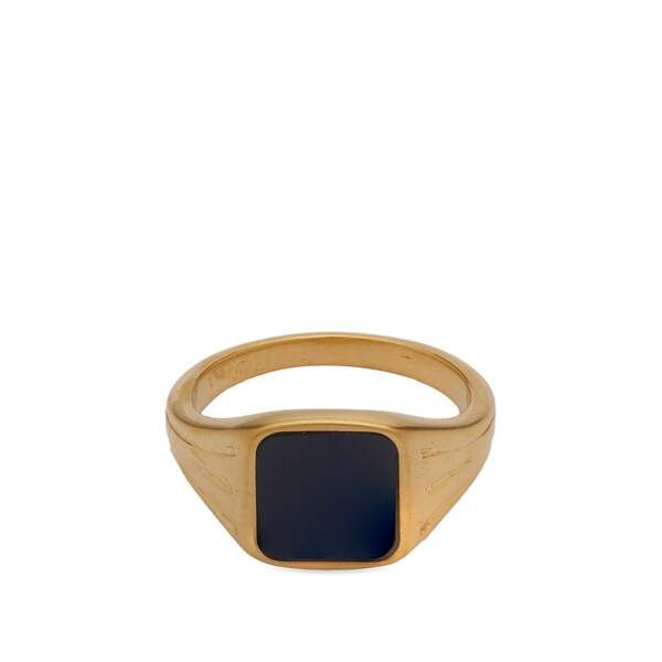 ミッソーマ レディース アクセサリー 指輪 Missoma x Lucy Williams Black Spinel Gemstone Signet Ring ブラック