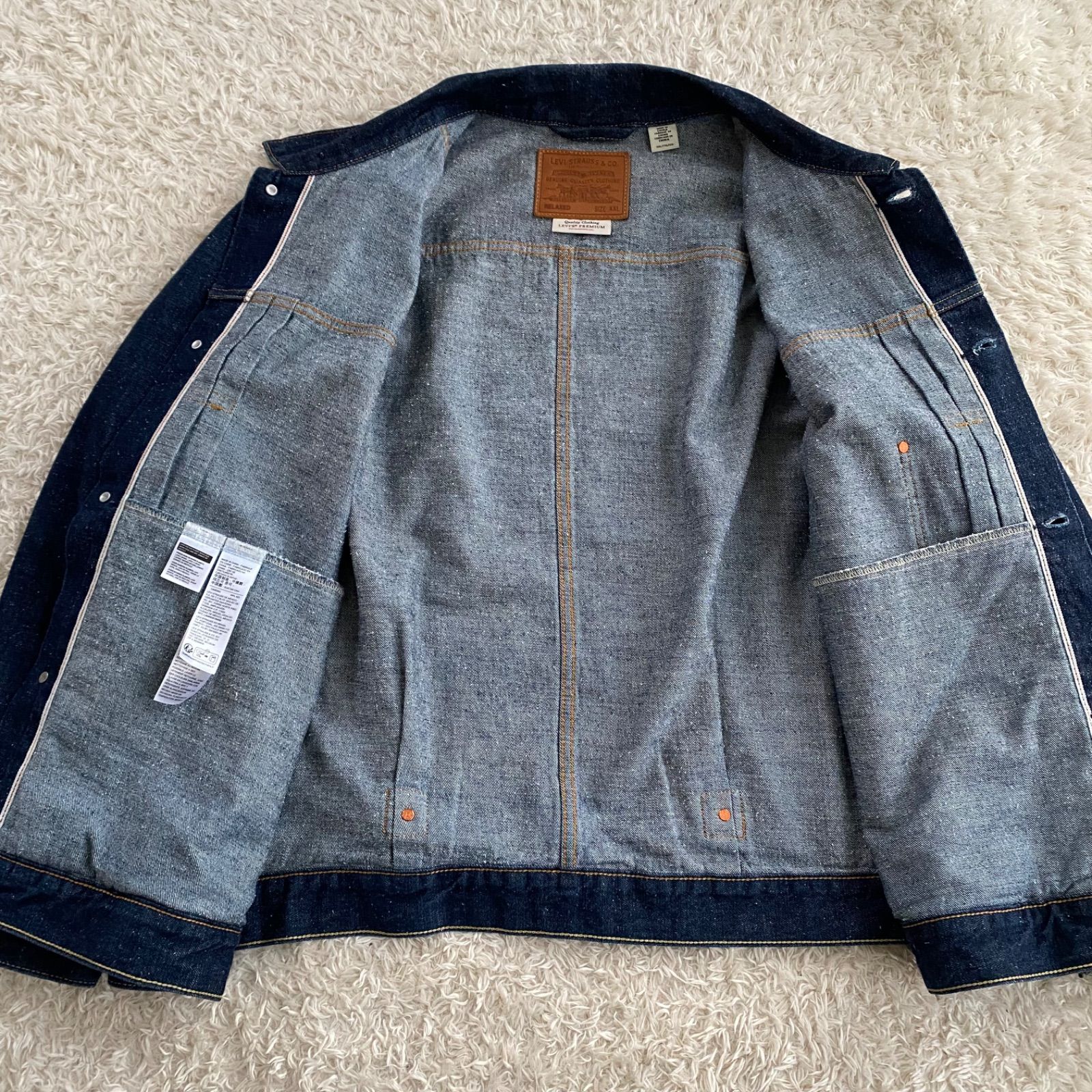 LEVI'S PREMIUM 大戦モデル 1st デニムジャケット サイズＸＸＬ LEVI'S PREMIUM 大戦モデル 1st デニムジャケット サイズXXL - メルカリ