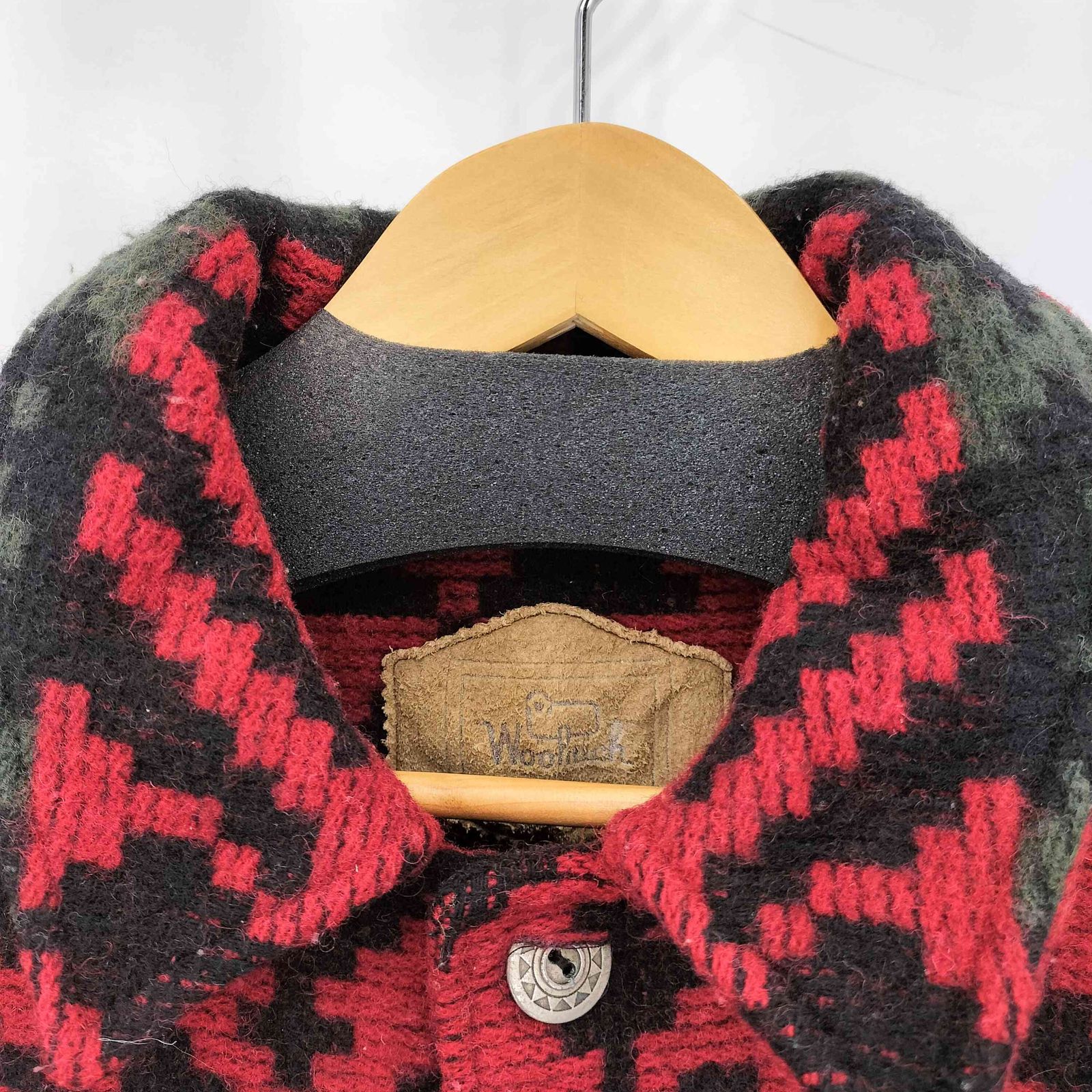 80s USA製 Woolrich ダック ネイティブ柄ライニング ジャケット ウールリッチ WOOLRICH 80s USA製 ネイティブ柄 ウールジャケット