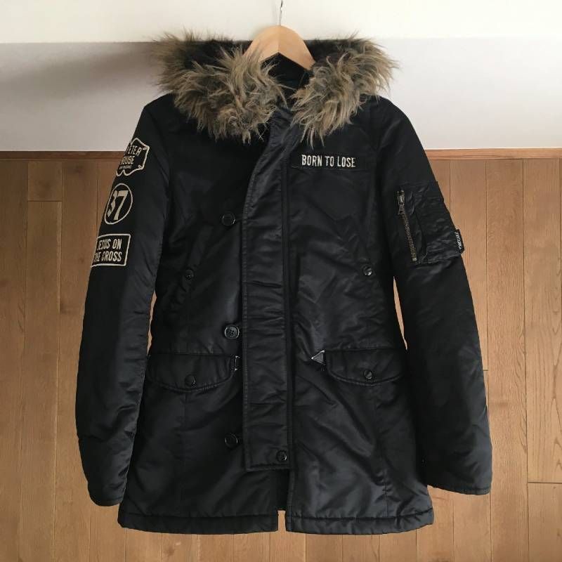 美品 HYSTERIC GLAMOUR ヒステリックグラマー プリマロフト ミリタリー