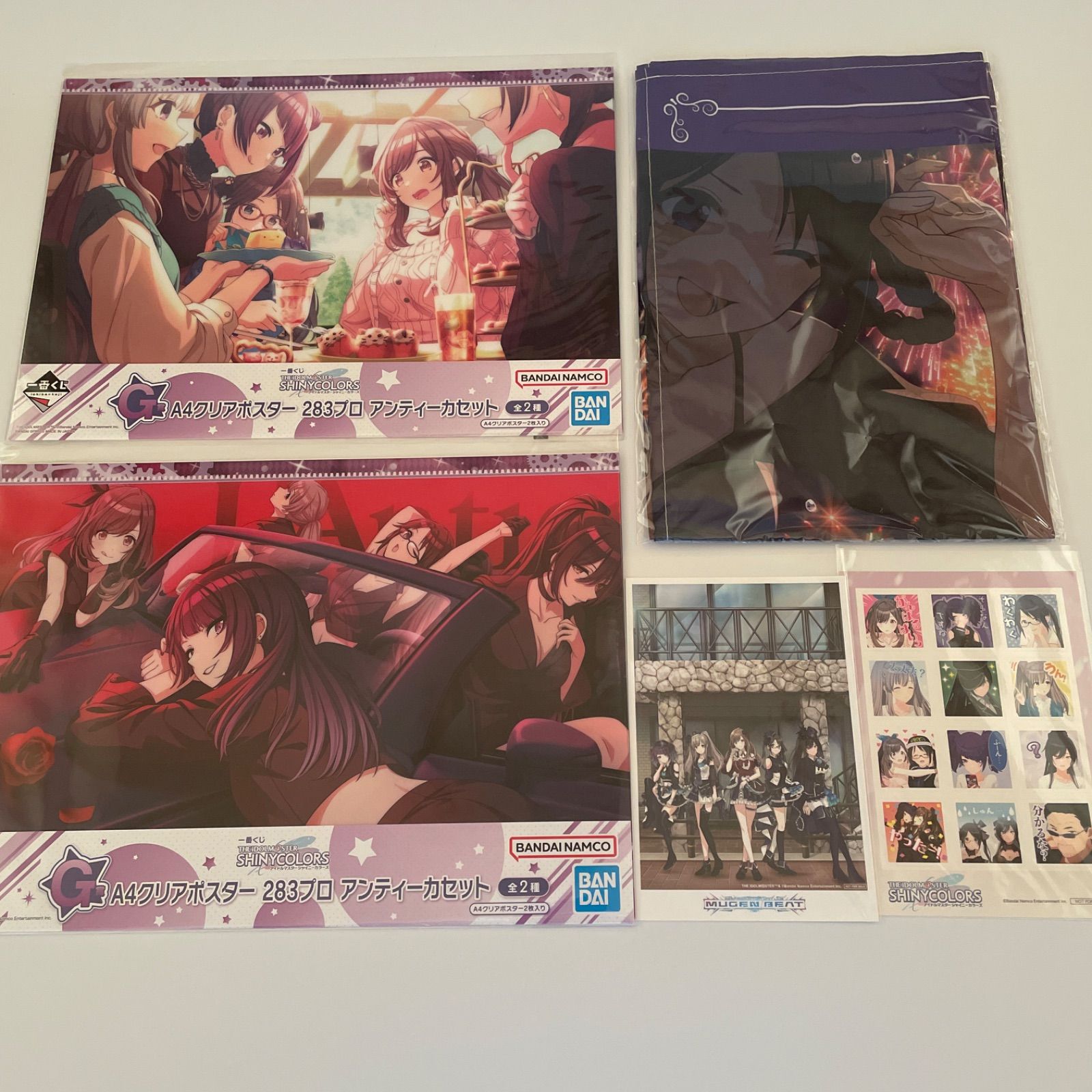 アンティーカ アイドルマスターシャイニーカラーズ ステッカーほか計5