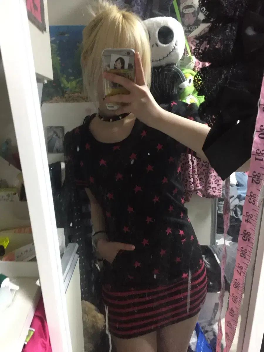 ヴィンテージ xoxo 星 スター ニット フード ONE PIECE パンク ギャル なな