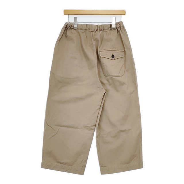 ゴーシュ カツラギ8分丈ワイドパンツ ベージュ サイズ:2 ゴーシュ カツラギ 8分丈ワイドパンツ ベージュ