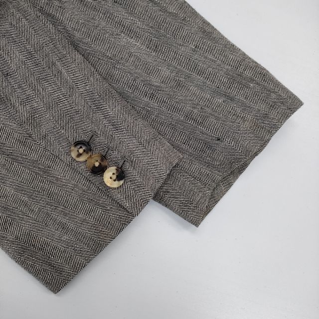 MARGARET HOWELL 578-6120003 CLEAN HERRINGBONE JACKET リネン