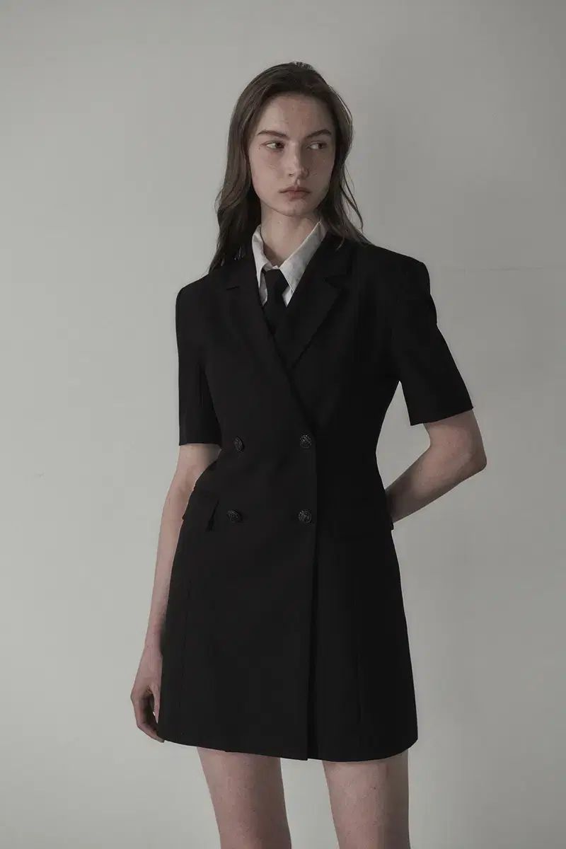 麻ソールハーフジャケット ONE PIECE ブラック S リニューアル前バージョン