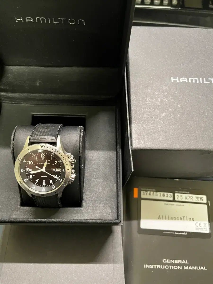  HAMILTON カーキ デュアルクラウン クォーツ時計 腕時計(クォーツ) 腕時計(アナログ)