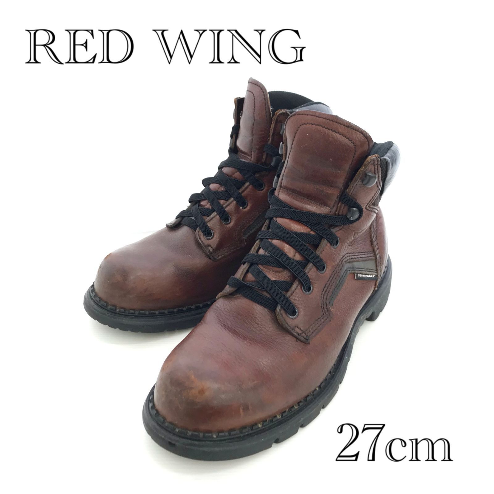 RED WING ワークブーツ ASTM 2892 11 USA 9 ブラウン メンズ 靴