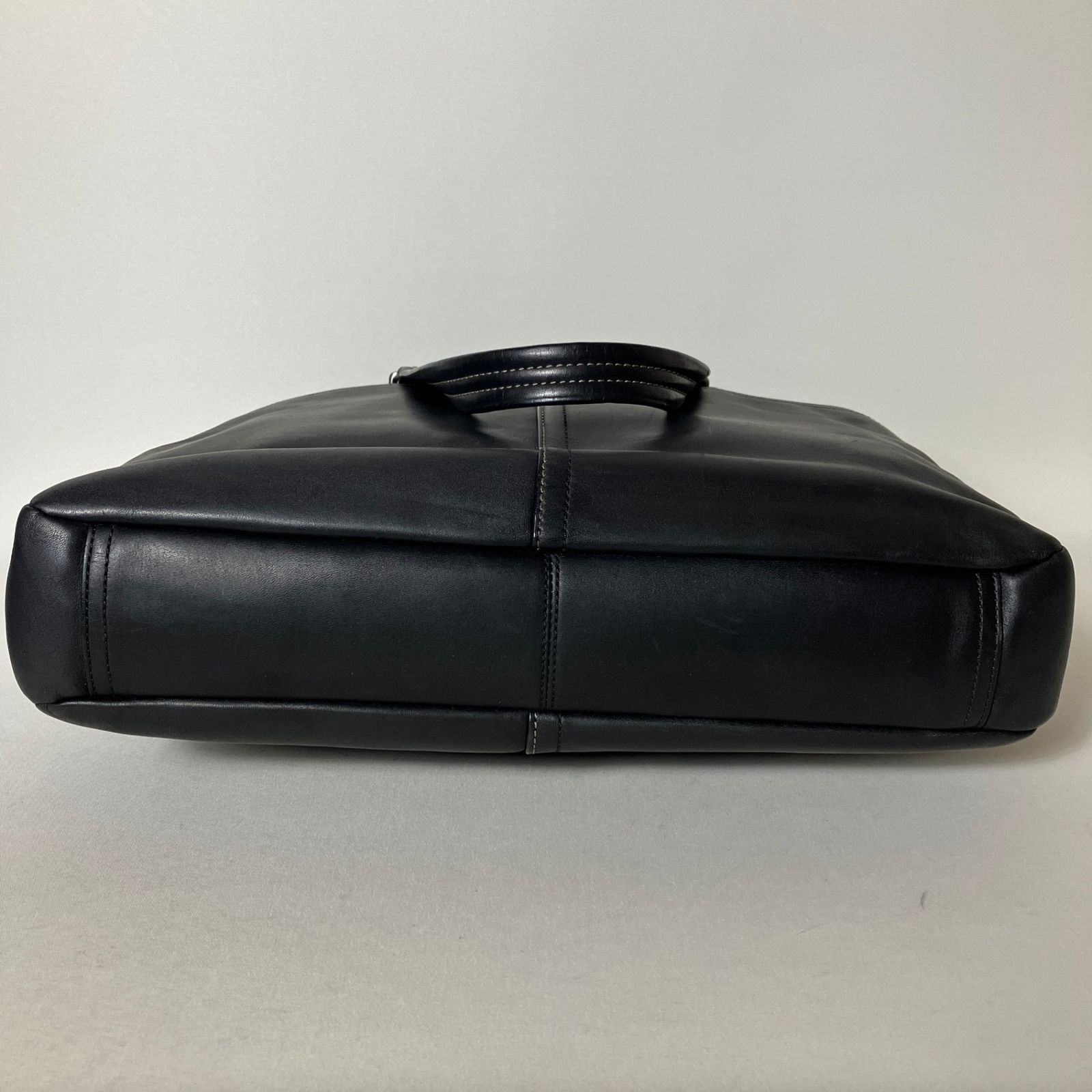 2512-118｜美品｜コーチ 2WAYビジネスバッグ レザー ブラック - メルカリ