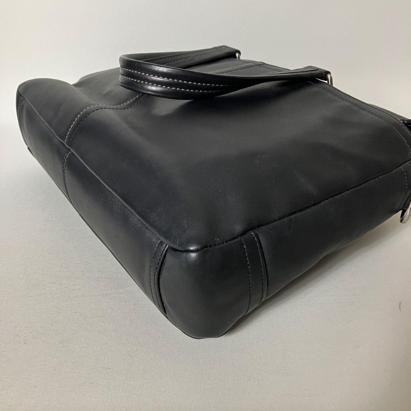 2512-118｜美品｜コーチ 2WAYビジネスバッグ レザー ブラック - メルカリ