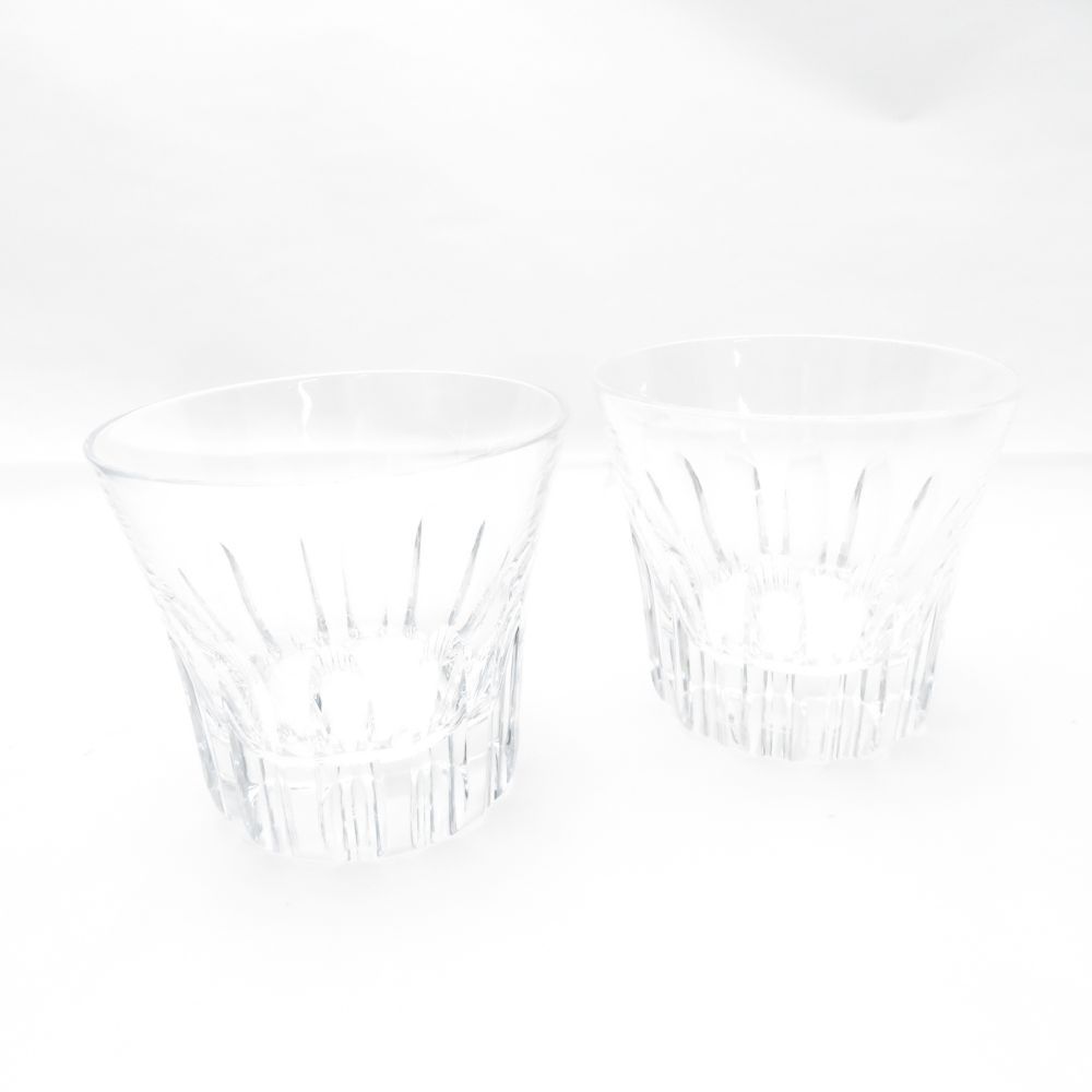 美品 Baccarat バカラ エトナ タンブラー 2点 クリスタル ロックグラス オールドファッション ペア SY12392B3