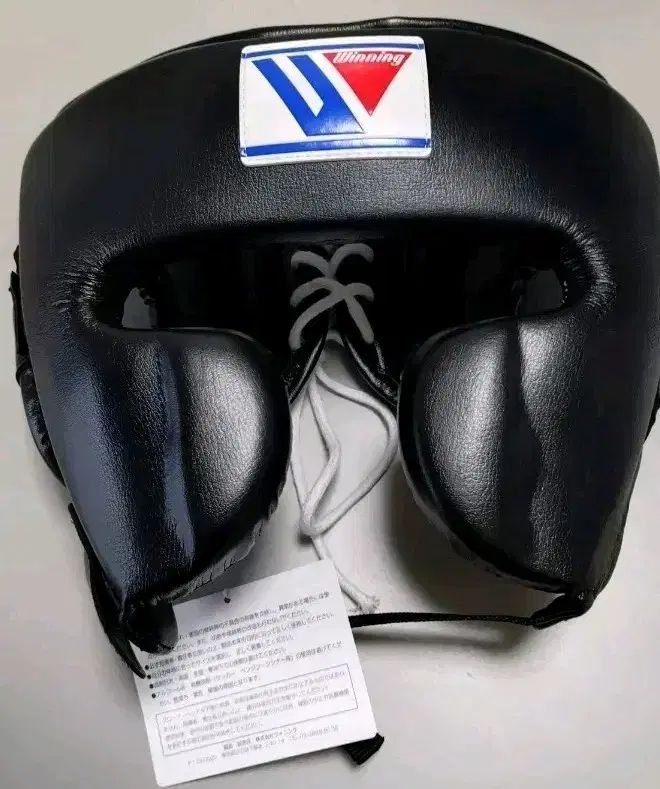 新品未使用未開封Winning ヘッドギア Lサイズ ブラック Winning ヘッドギア L ブラックフェイスガード新品未使用 新品箱付き