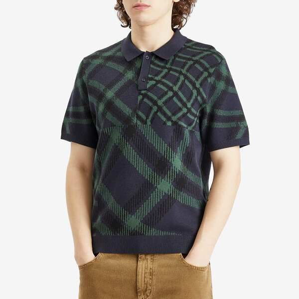 ダイム メンズ トップス ポロシャツ Dime Antique Polo Navy Multi ネイビー