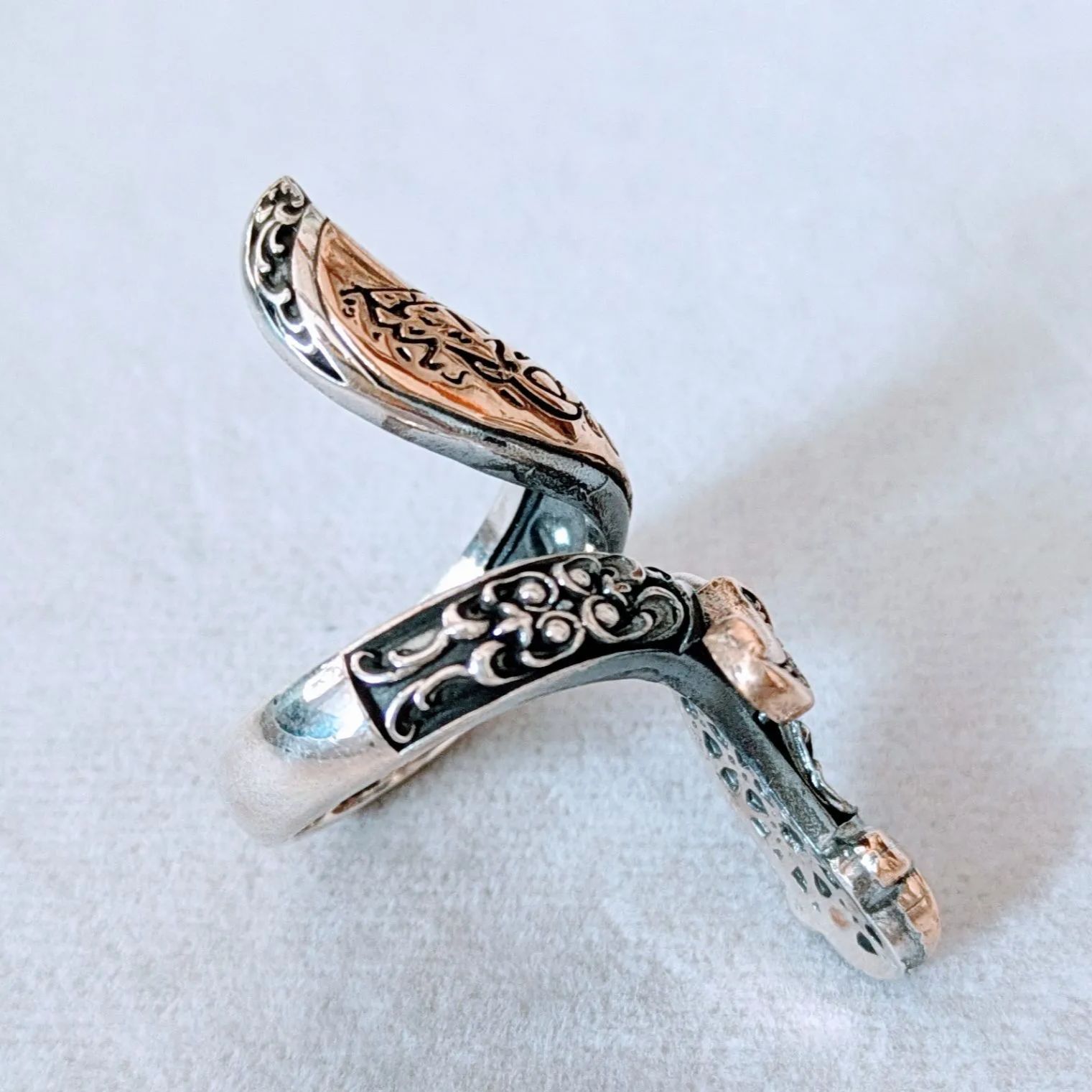  メンズ ハンドメイド リング 剣 ターバン 925 silver リング 指輪 アクセサリー