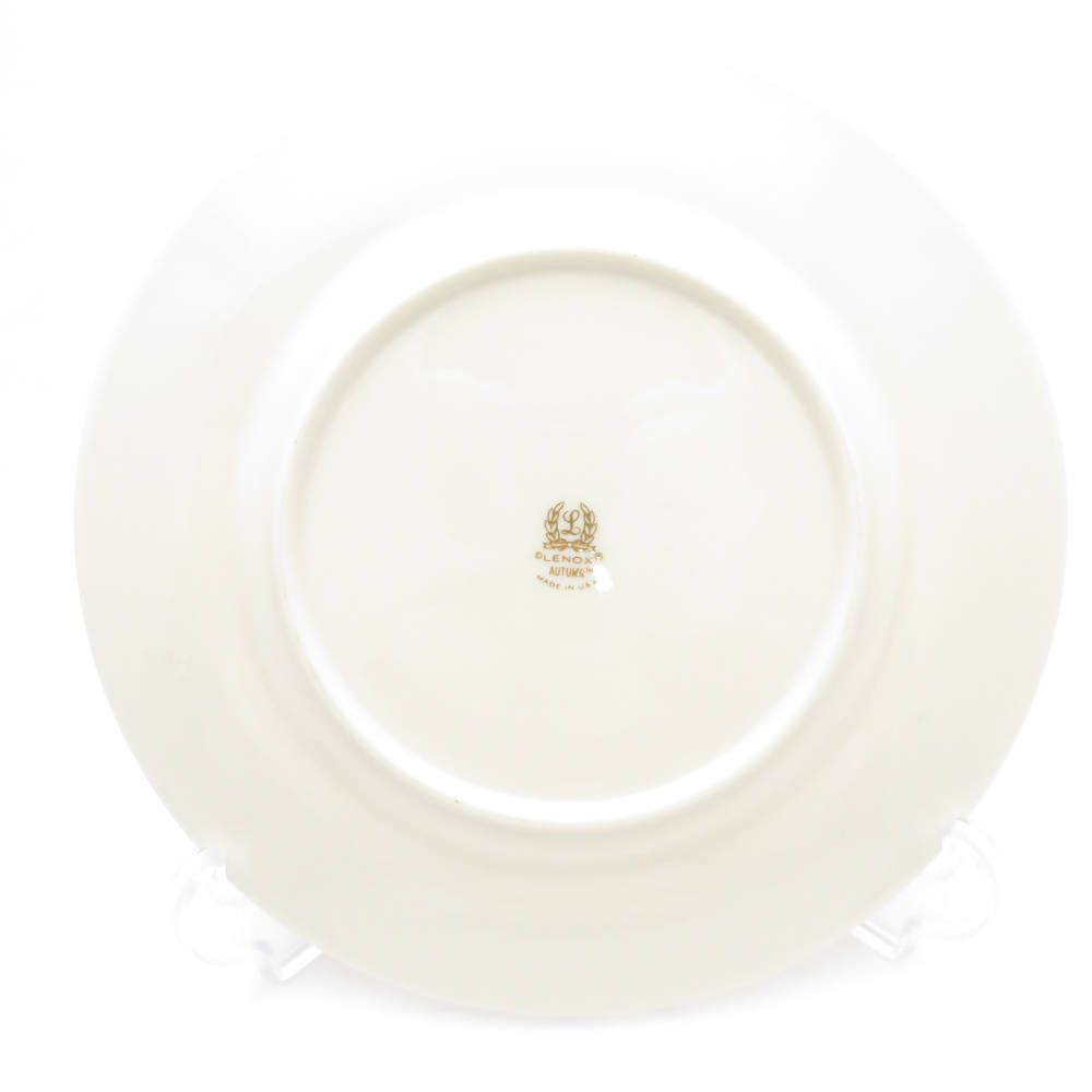 美品 LENOX レノックス オータム カップ＆ソーサー 中皿 2点 セット