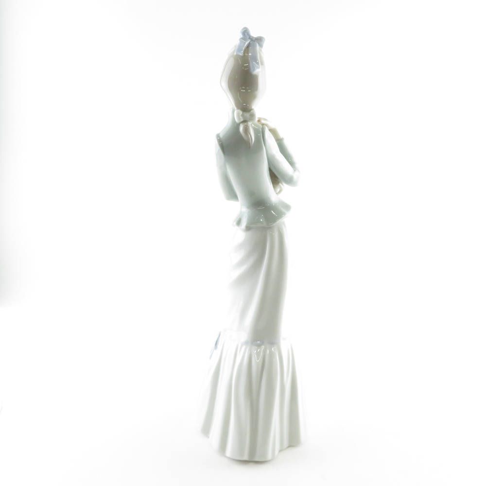 LLADRO リヤドロ 4893「仔犬とお散歩」 フィギュリン 置物 陶器人形