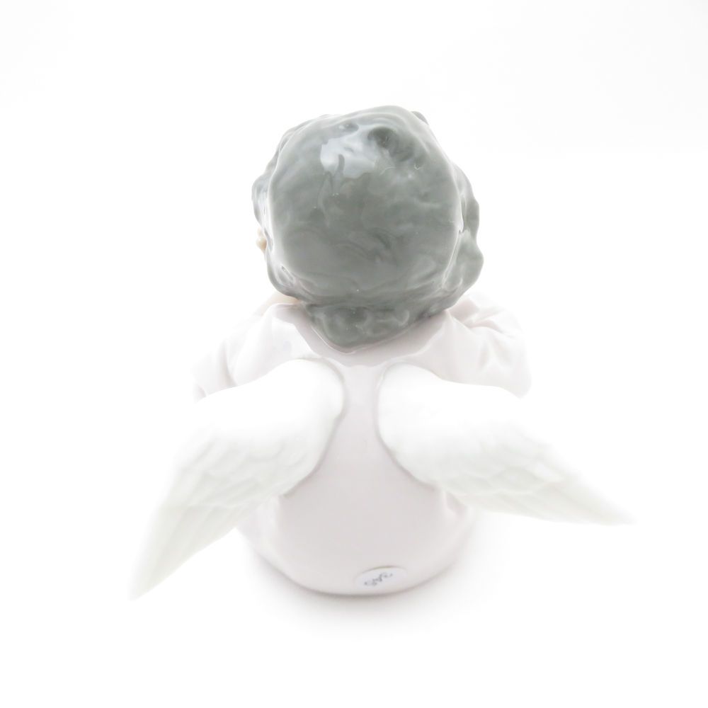 美品 LLADRO リヤドロ 5728 天国のチャイム フィギュリン 天使 置物