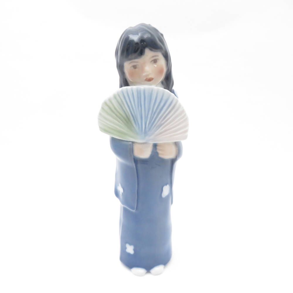 美品 B&G ビングオーグレンダール MIYOKO フィギュリン 1点 ポーセリン 1992 限定 置物 人形 オブジェ 希少 レア SU11621V1 美品 B&G ビングオーグレンダール MIYOKO フィギュリン 1点 ポーセリン