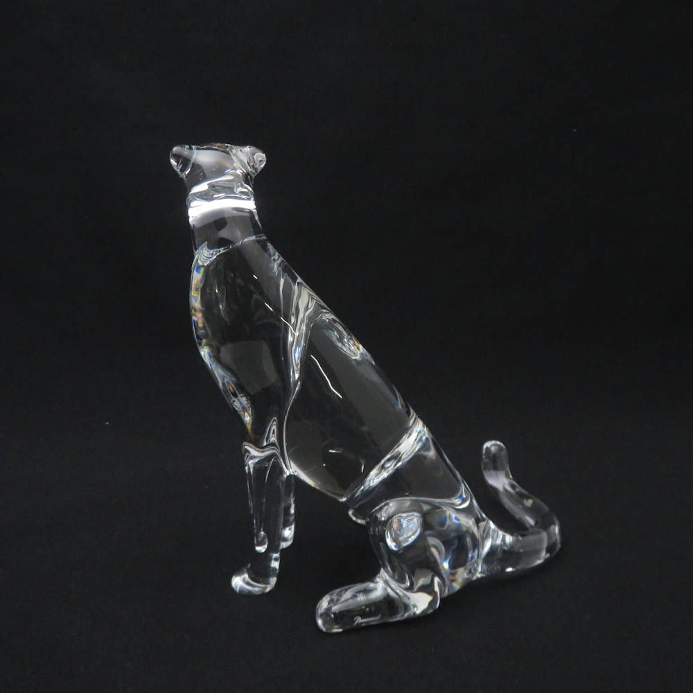 美品 Baccarat バカラ LOET VANDERVEEN クリスタルオブジェ 1点 