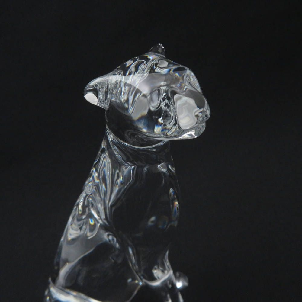 美品 Baccarat バカラ LOET VANDERVEEN クリスタルオブジェ 1点 