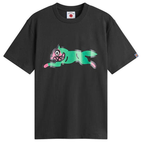 アイスクリーム メンズ トップス Tシャツ ICECREAM Running Dog TShirt Black ブラック