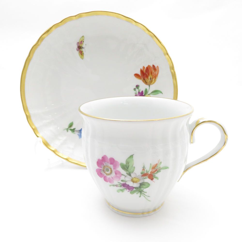 キッチン・食器 美品 KPM BERLIN KPMベルリン ロカイユ フラワーブーケ