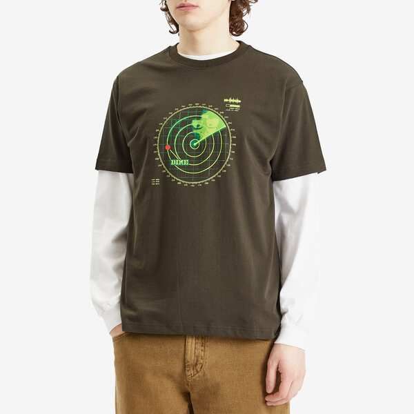 ダイム メンズ トップス Tシャツ Dime Radar TShirt Vintage Black ブラック