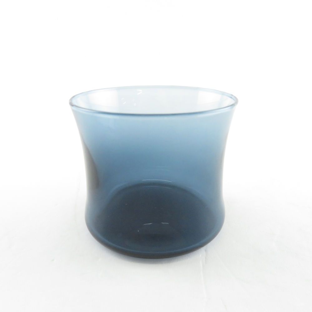 美品 iittala イッタラ Exhibition edition 2002 Timo Sarpaneva タンブラー ブルー グラス コップ 北欧 フィンランド SY9167A1