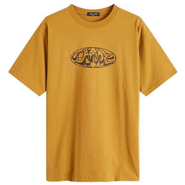 ダイム メンズ トップス Tシャツ Dime Globe TShirt Coffee コーヒー