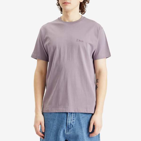 ダイム メンズ トップス Tシャツ ロゴ Dime Classic Smallogo TShirt Plum Gray グレー