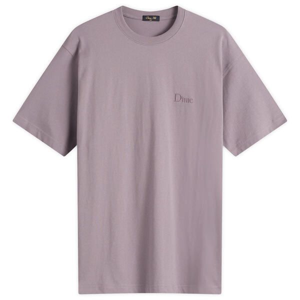 ダイム メンズ トップス Tシャツ ロゴ Dime Classic Smallogo TShirt Plum Gray グレー