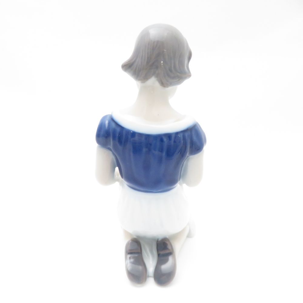 美品 ROYAL COPENHAGEN ロイヤルコペンハーゲン 少女と犬 フィギュリン