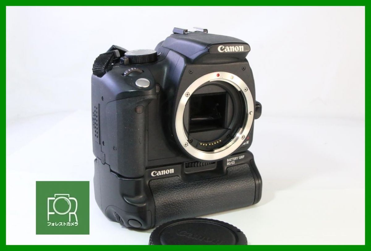動作保証・点検済】良品□Canon EOS kiss Digital N+BG-E3□グリップ