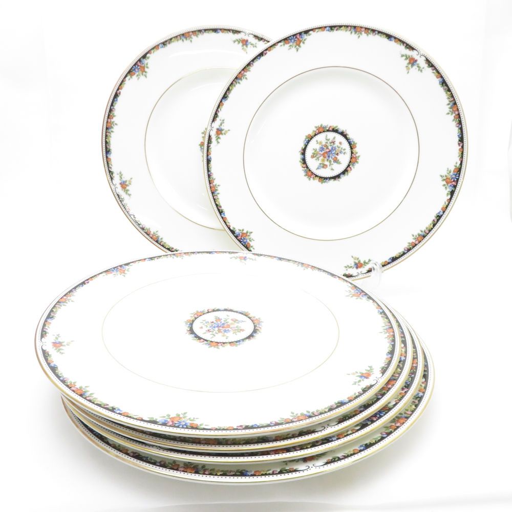 美品 WEDGWOOD ウェッジウッド オズボーン 大皿 6枚 セット 27cm