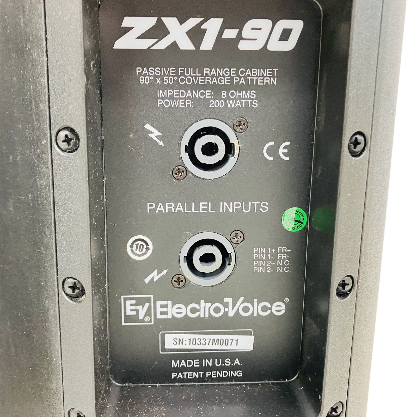 Electro-Voice エレクトロボイス ZX1-90 ペア PA スピーカー 8インチ