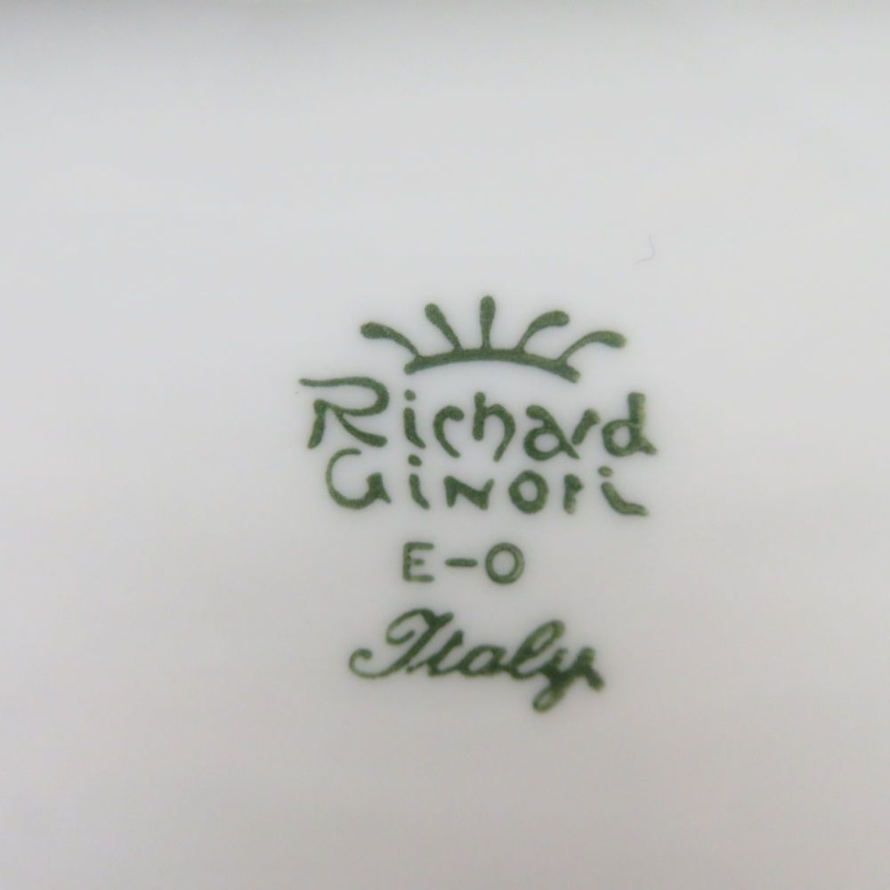 美品 Richard Ginori リチャードジノリ クリッパー バターケース 蓋