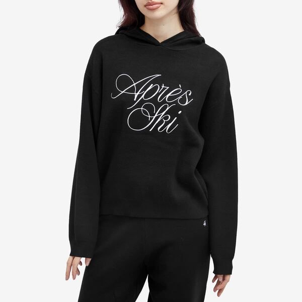 フォースレックレス レディース アウター パーカー スウェット ニット 4 th Reckless Nadja Knitted Hoodie Black ブラック