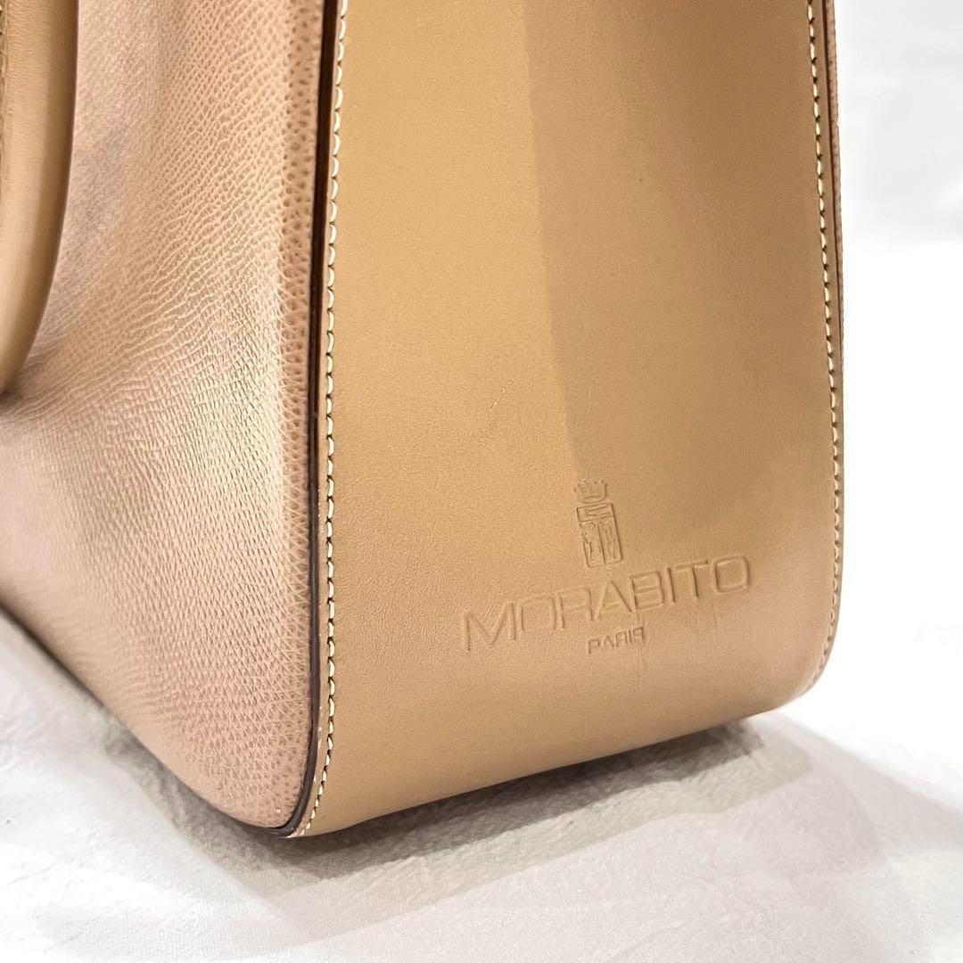 希少☆美品☆MORABITO モラビト ハンドバッグ トートバッグ M字金具