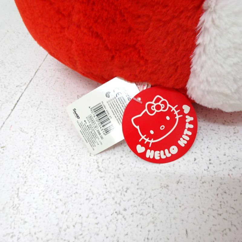 三重店】サンリオ ハローキティ ぬいぐるみ 4L ピンク バッグ付き【722