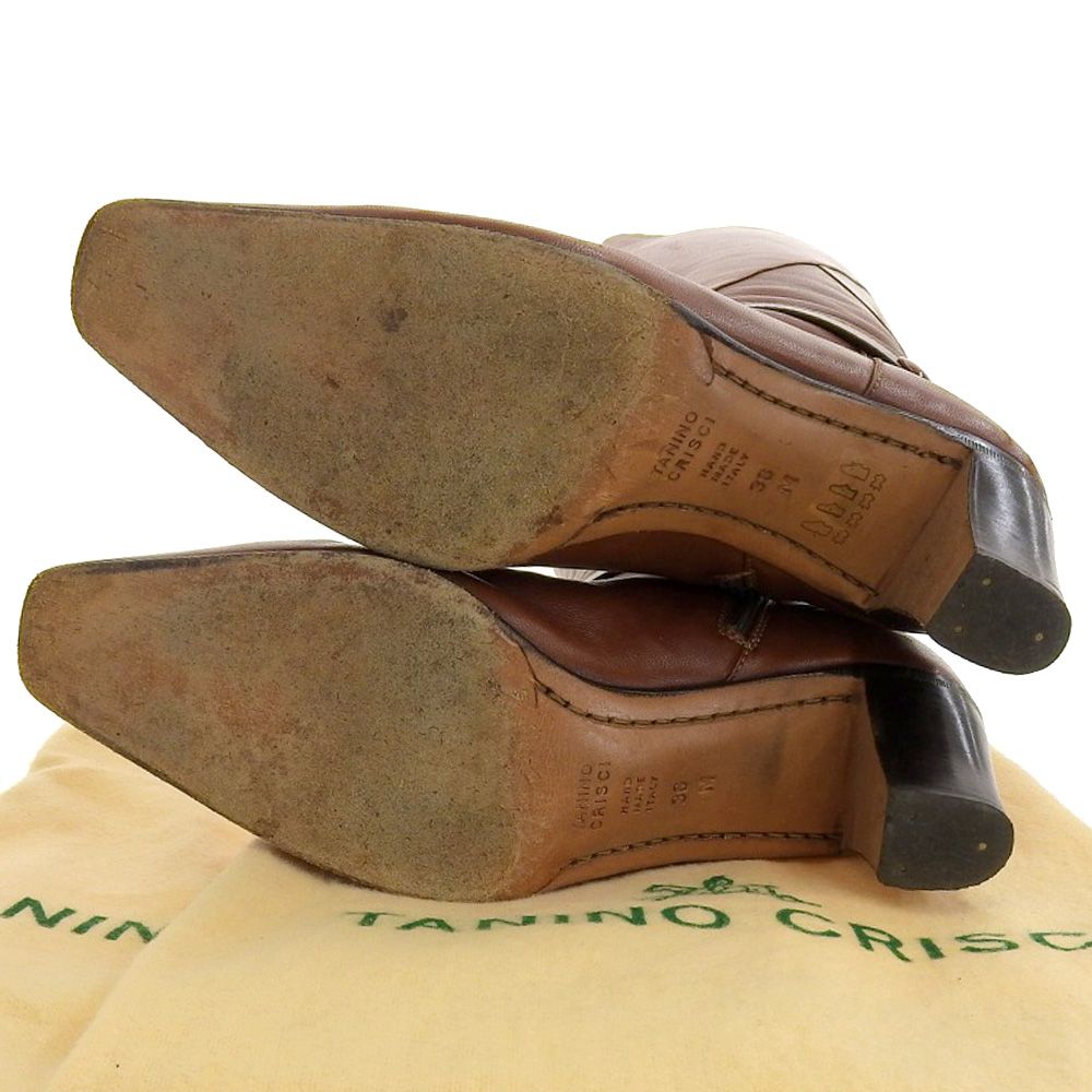 美品　タニノクリスチー　レディース　ロングブーツ　レザー　ジャッキーブーツ タニノクリスチー TANINO CRISCI ブーツ ロングブーツ レザー