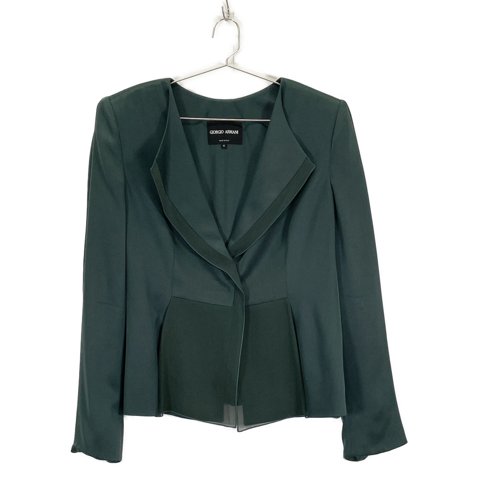 GIORGIO ARMANI ジョルジオアルマーニ　サマー ジャケット 緑 GIORGIO ARMANI ジョルジオアルマーニ サマー ジャケット 緑 GIORGIO