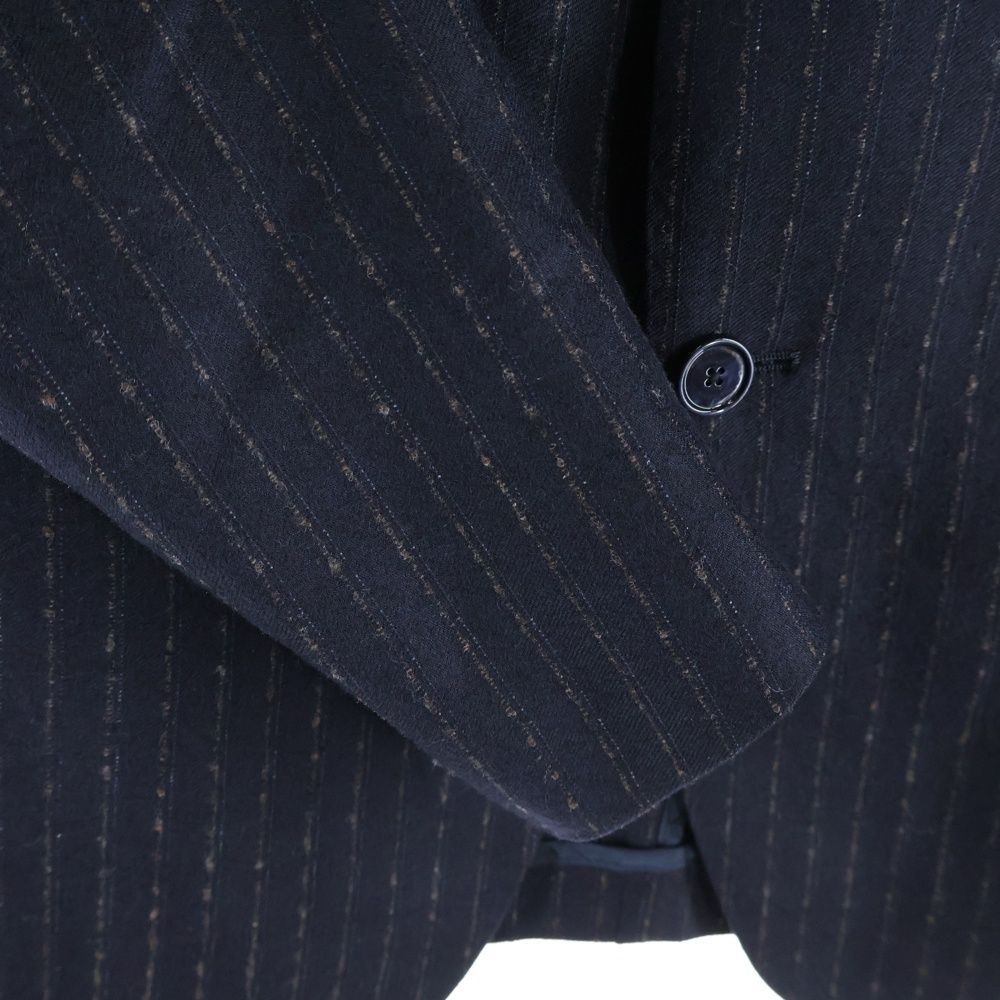 TAGLIATORE (タリアトーレ) ストライプ総柄 ラペルピン ウール 2B