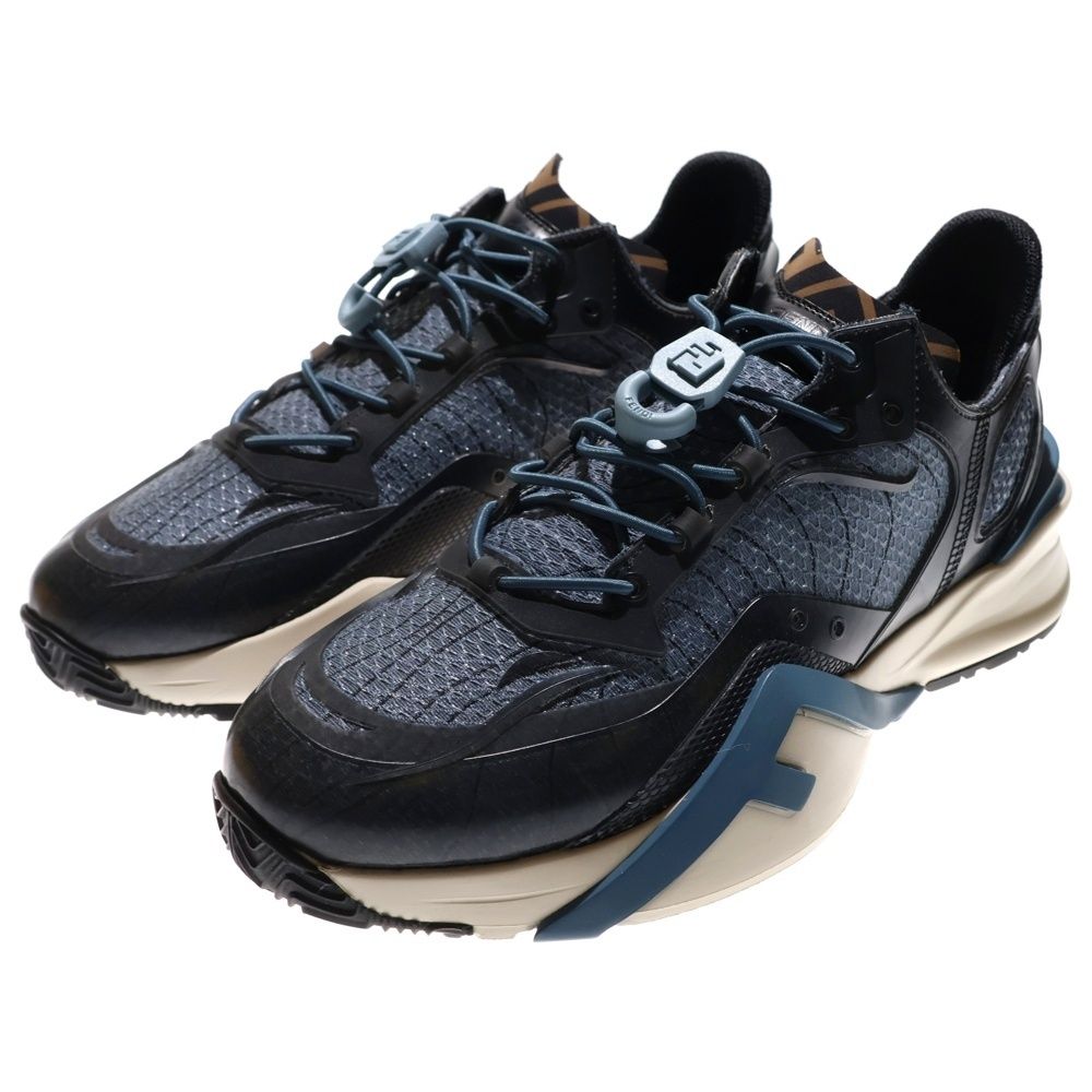 FENDI フェンディ FLOW SNEAKER フロー ローカットスニーカー ブルー 7 E 1623