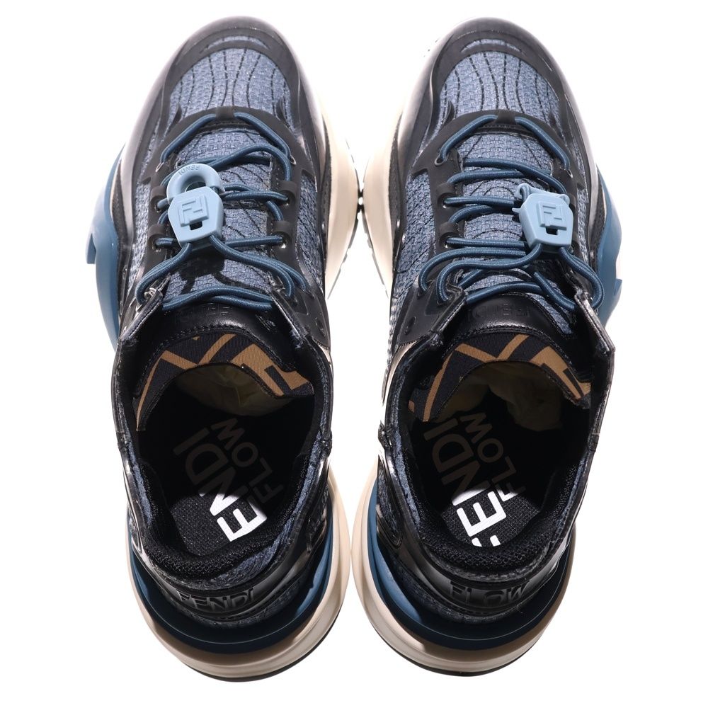  FENDI フェンディ FLOW SNEAKER フロー ローカットスニーカー ブルー 7 E 1623 スニーカー 靴
