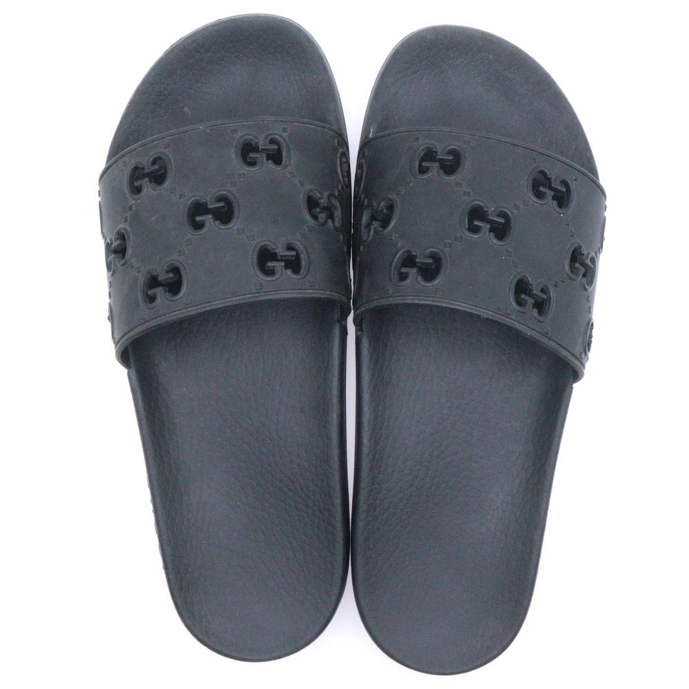 GUCCI (グッチ) GG ラバー スライド フラット シャワーサンダル