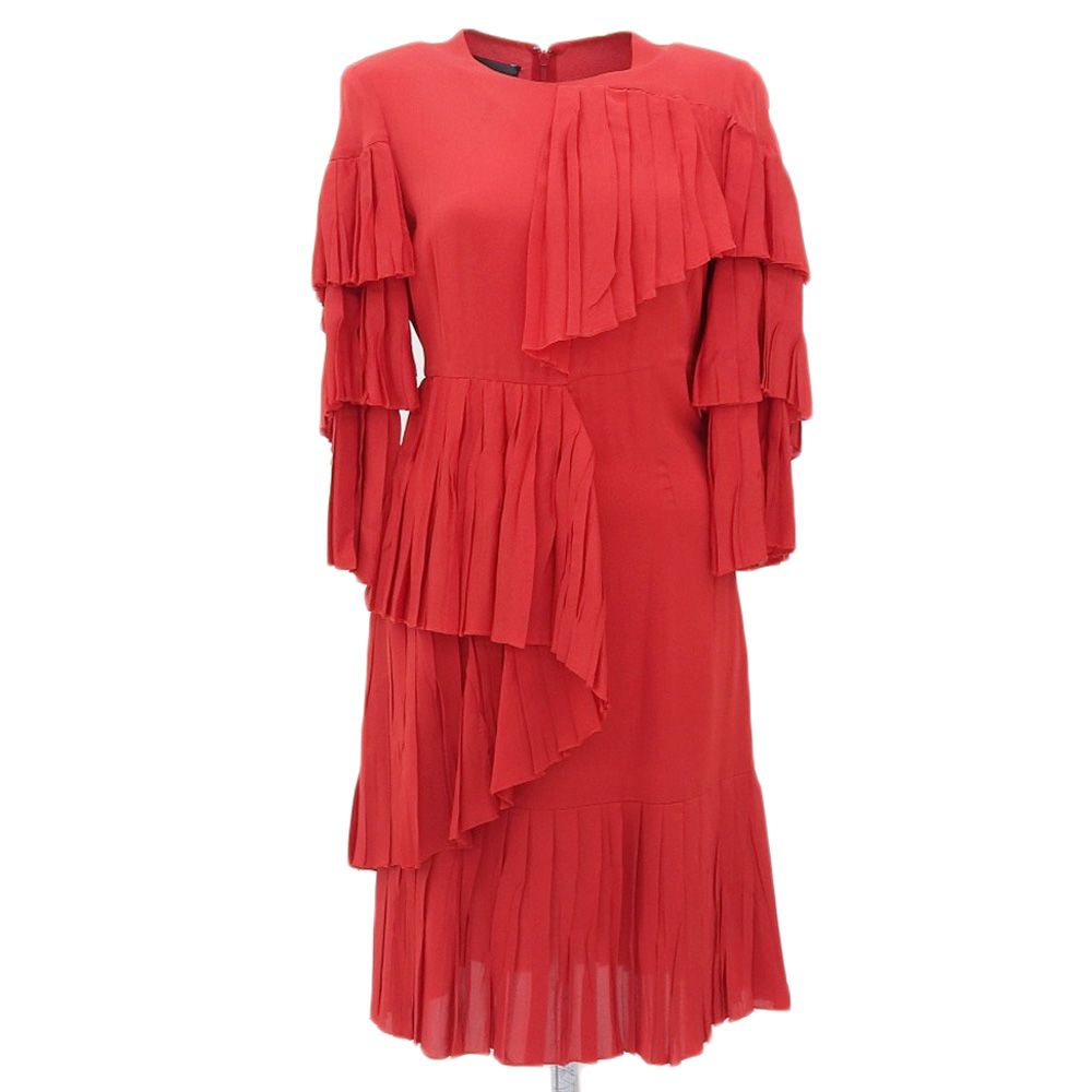 GUCCI グッチ ミケーレ期 15-16AW シルク アシンメトリープリーツ