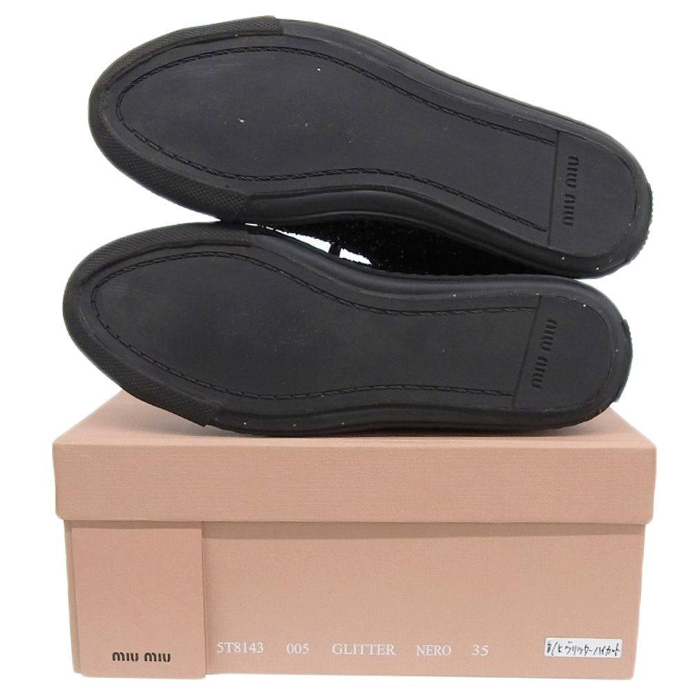 MIUMIU ミュウミュウ MIUMIU ミュウミュウ グリッター ハイカット