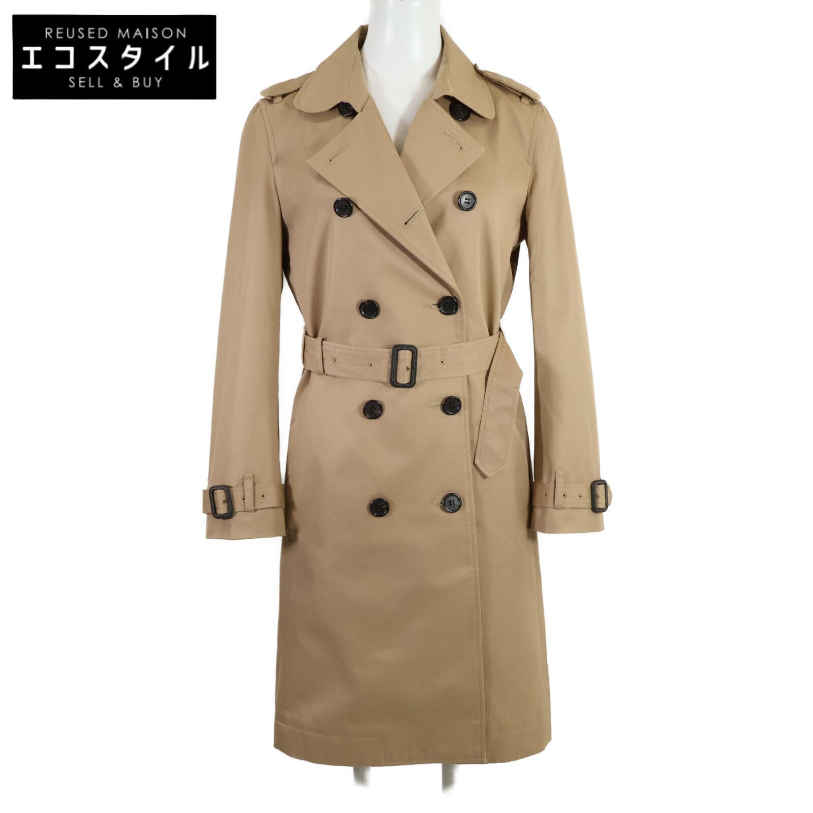 YOKOCHAN ヨーコチャン　トレンチコート　ダブルブレスト　ベージュ　38 YOKOCHAN ヨーコチャン トレンチコート ダブルブレスト ベージュ 38